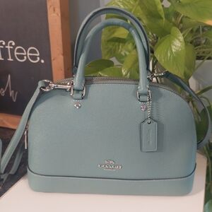 Coach Teal Dome Satchel Bag